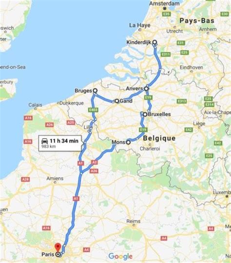 road trip belgique pays bas